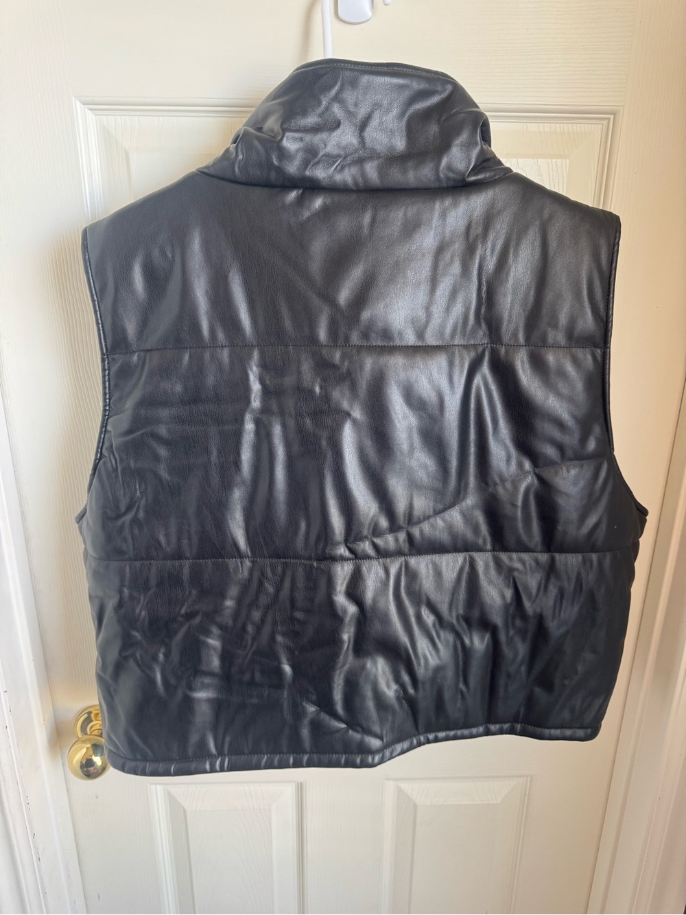 Anthropologie Faux Leather Vest - Picture 3 of 4